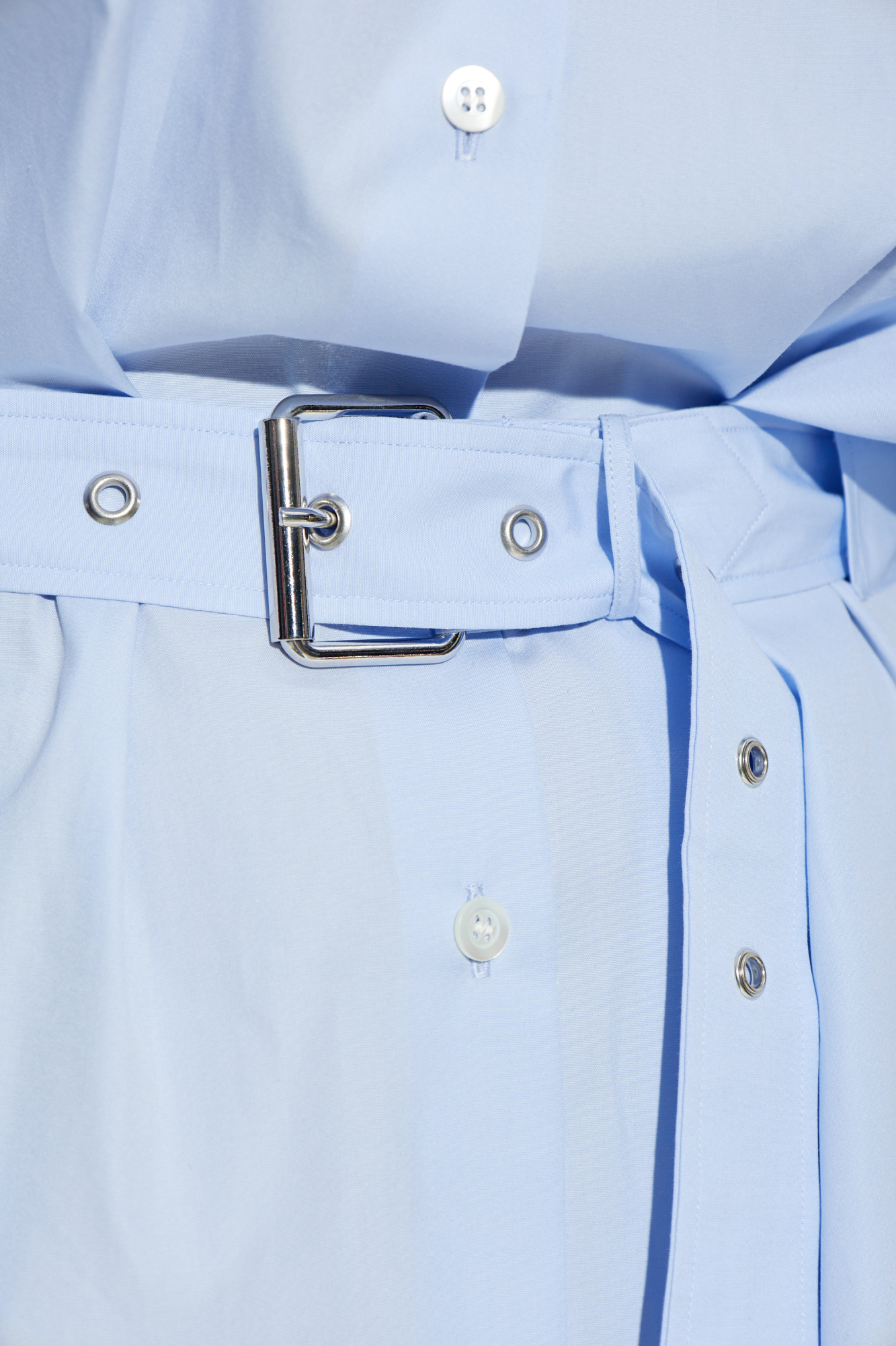 【Dries Van Noten】ベルト付きシャツドレス Dries Van Noten Shirt dress with belt | Women's Clothing